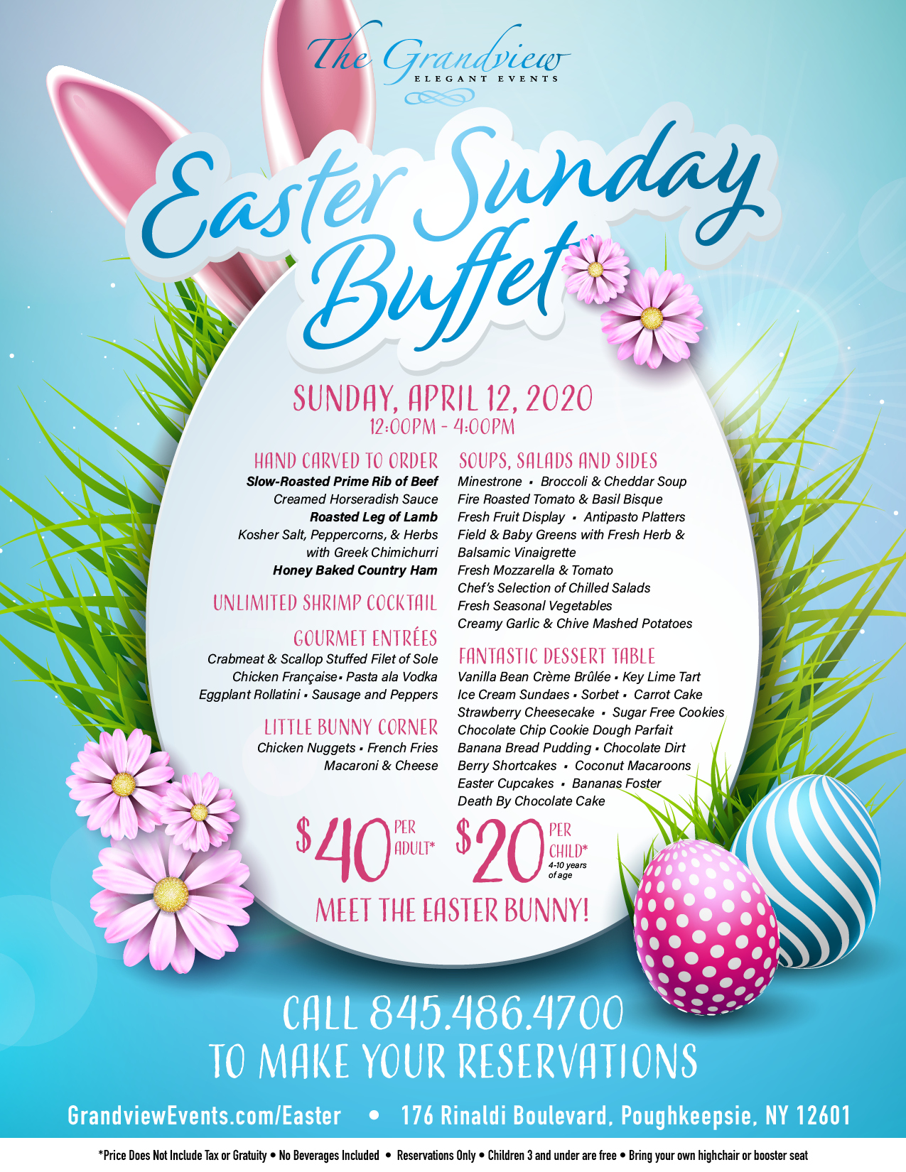 Easter Sunday Buffet at The Grandview - The Grandview