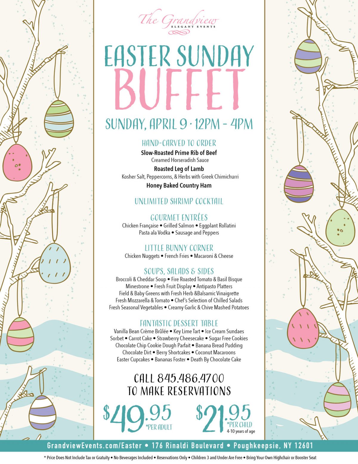 Easter Sunday Buffet at The Grandview The Grandview